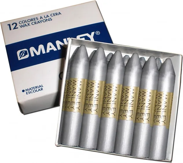 Ceras Manley Nº75 Plata 12 Unidades