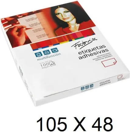 ETIQUETA FABRISA A4 105X48