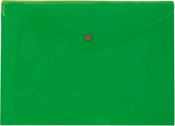 SOBRE BROCHE PP A4 VERDE