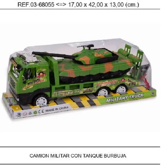 CAMION MILITAR PLATAFORMA CON TANQUE