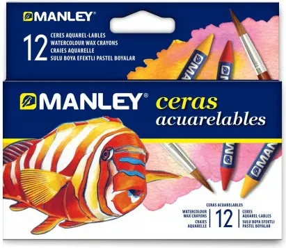 Ceras Acuarelables 12 colores