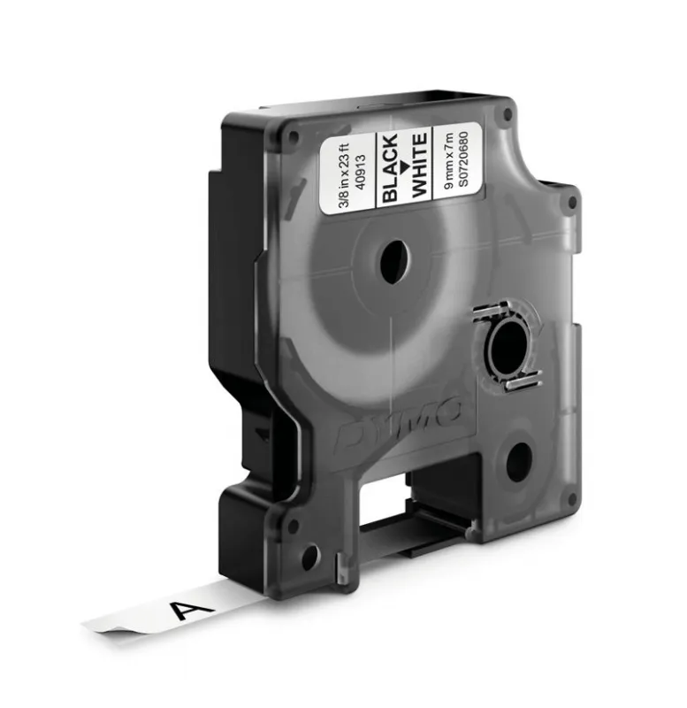 Cinta Dymo D1 9X7 Negro/Blanco