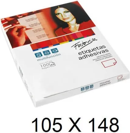 ETIQUETA FABRISA A4 105x148