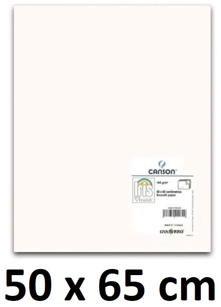CARTULINA BLANCA 50X65 125HOJAS