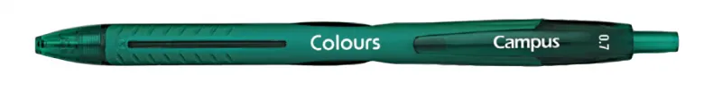 Bolígrafo CAMPUS COLOURS TACTO GOMA VERDE
