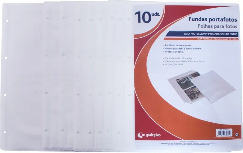 FUNDAS PORTAFOTOS 10 HOJAS