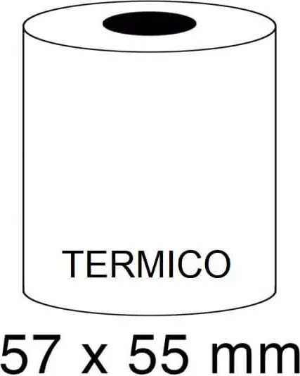 Rollos Térmicos 57X55MM
