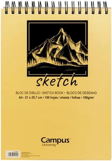 BLOC ESBOZO CAMPUS A4 100H