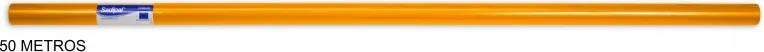 ROLLO PAPEL KRAFT 1X50 NARANJA
