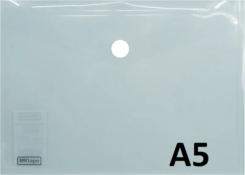 SOBRE VELCRO PP A5 (17X24) TRANSPARENTE