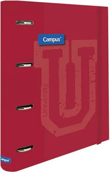 Carpeta Ringbook Soft 4 Anillas C/Recambio Rojo