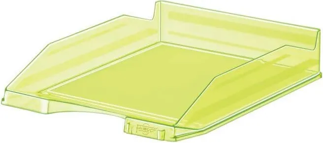 BANDEJA FAIBO TRASLUCIDA  AMARILLA