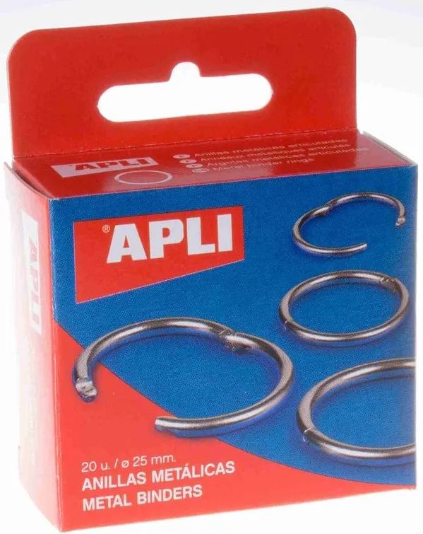 Anillas Metalicas Nº1 20 Mm 20 Unidades