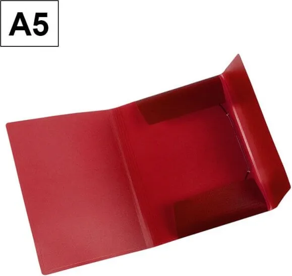 CARPETA POLIPROPILENO A5 SOLAPA ROJO