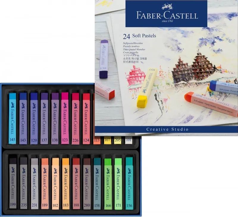 PASTEL BARRA FABER CASTELL 24 COLORES