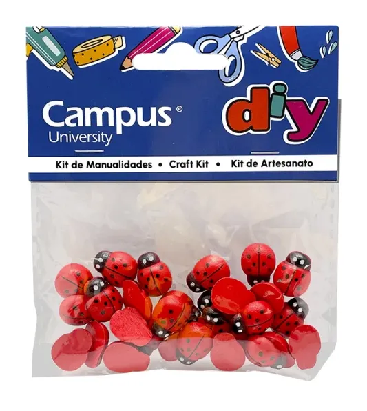 SET MANUALIDADES CAMPUS MARIQUITAS MADERA