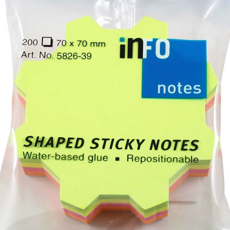 NOTAS ADHESIVAS 70X70 ENGRANAJE