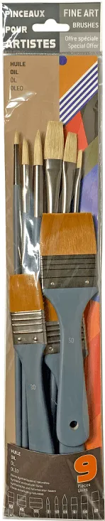 SET 7 PINCELES SURTIDOS ARTISTAS