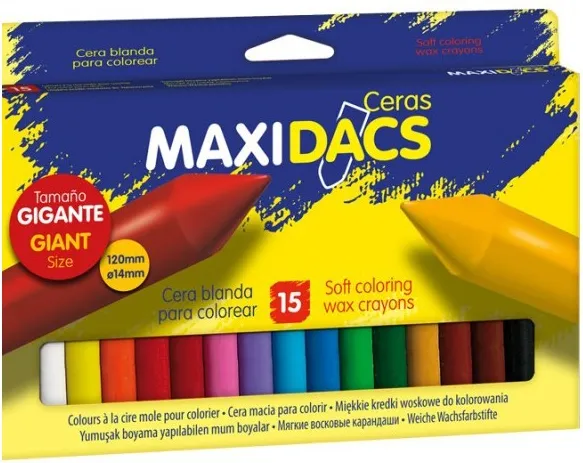 Ceras MaxiDacs 15 colores