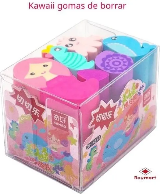 GOMAS BORRAR SIRENITAS SURTIDAS