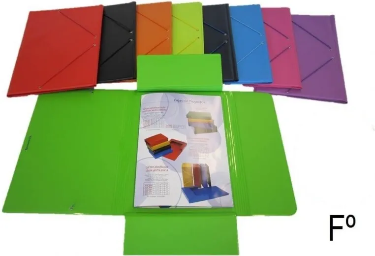 CARPETA SARO FOLIO SOLAPA PVC COLOR