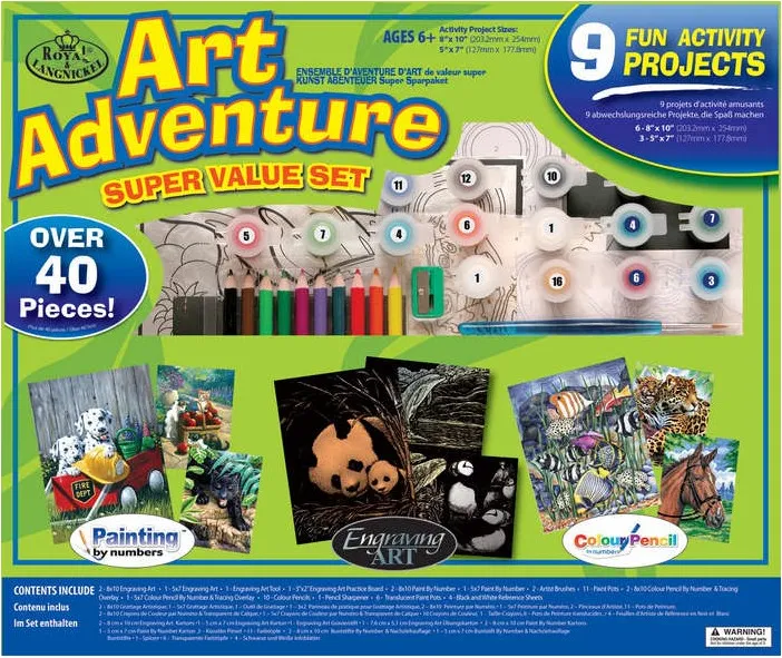 CAJA DE PINTURAS ART ADVENTURE