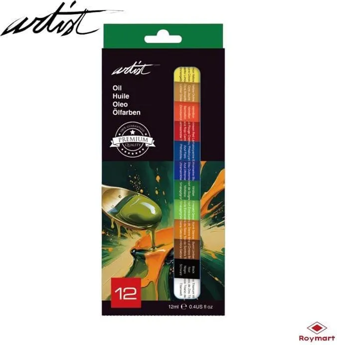 ESTUCHE OLEO ARTIST TUBOS 12 COLORES