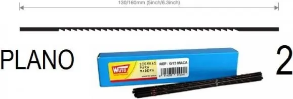 Pelos Segueta Planos 2 C/144