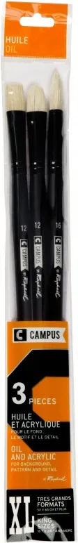 Pinceles Campus Oleo Blister 3 XL