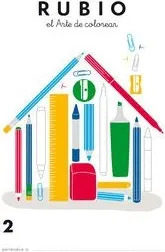 RUBIO LIBRO COLOREAR 2 ARTE DE COLOREAR