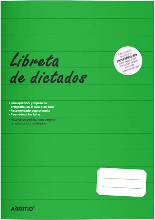 Libreta Dictado Additio Primaria