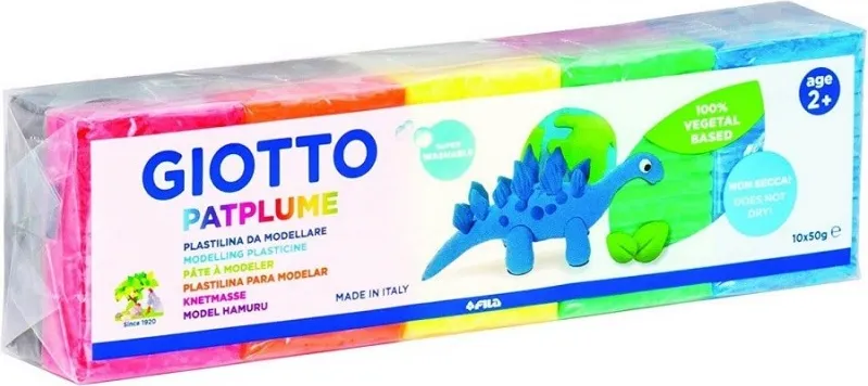 PLASTILINA GIOTTO 50GR 10 COLORES