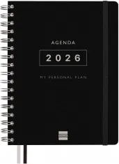 Agenda Finocam 16 Meses Tempus 1/4  Sv Vert.negro 25-26 - imagen 8