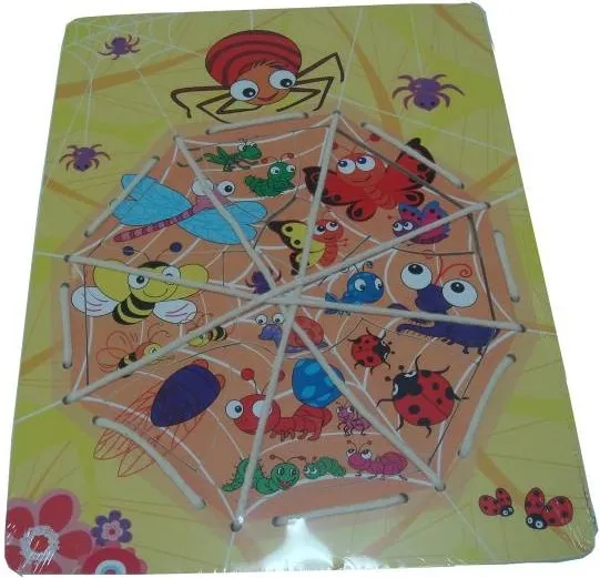 PUZZLE MADERA PASADO HILOS 30X22 CM