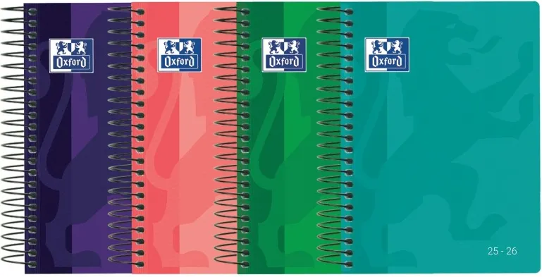 Agenda Escolar Tapa Plástico 8º Día Página 25-26