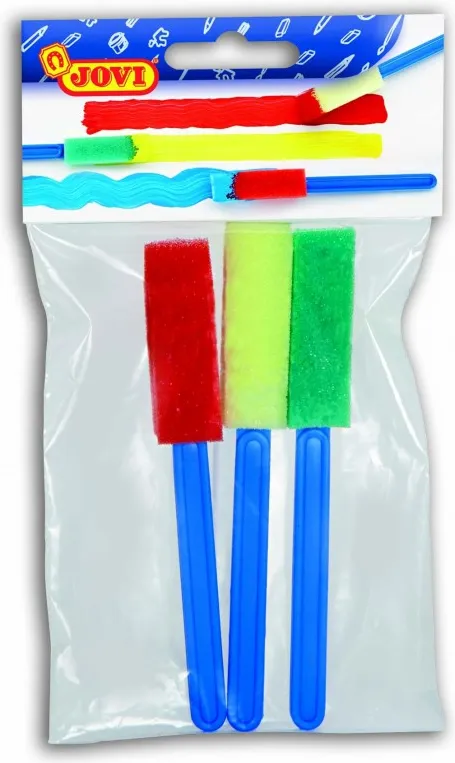 Pinceles Pequeños Espuma 3 unds