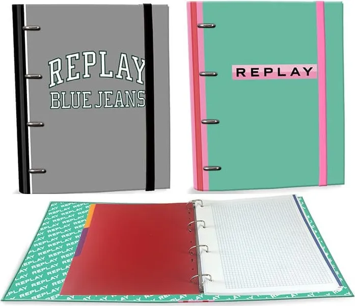 CARPEBLOCK A4 120H.  REPLAY ROSA