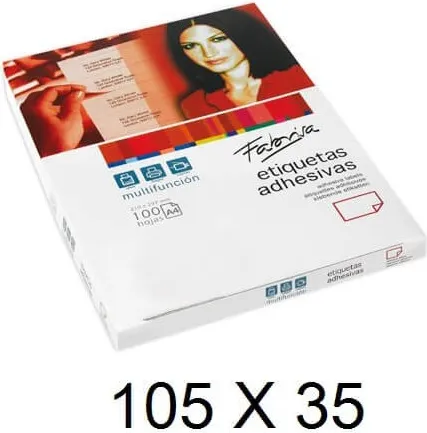 ETIQUETA FABRISA A4 105X35
