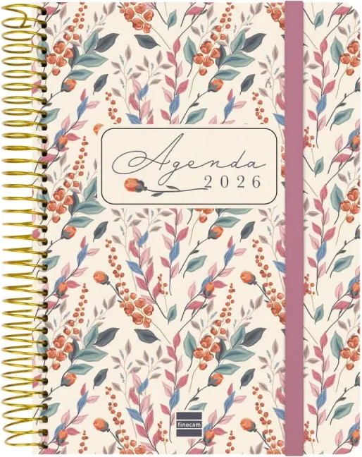 Agenda Finocam Cloe E10 Sv Rosa 25-26