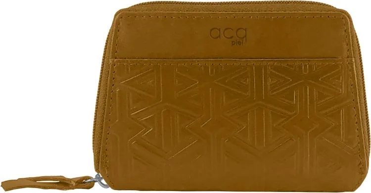 MONEDERO PIEL MINERVA 25 CAMEL