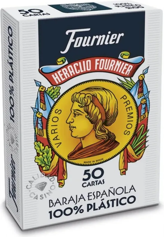 Baraja Española 50 Cartas Plástico Fournier