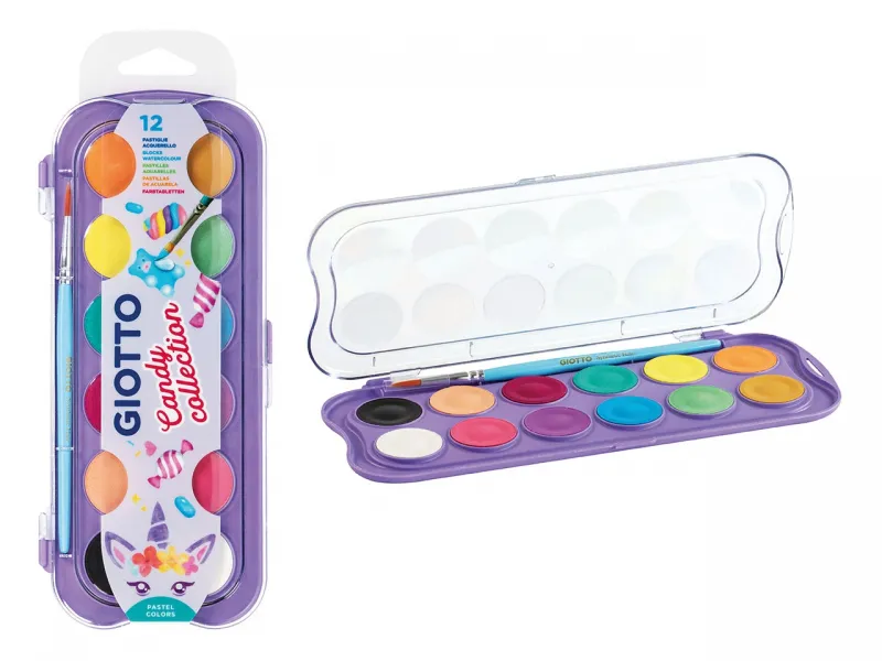 ACUARELA GIOTTO CANDY 12 COLORES 30ML