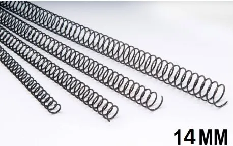 Espiral Metálico  Dhp Negro 14MM