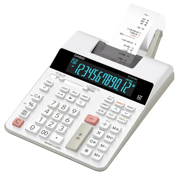CALCULADORA CASIO IMPRESORA FR-2650RC