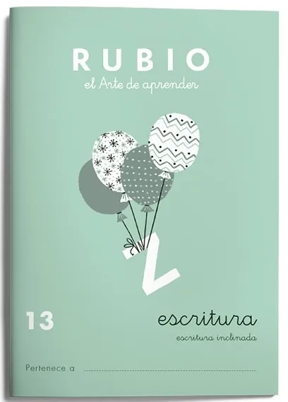 CUADERNO RUBIO ESCRITURA 13