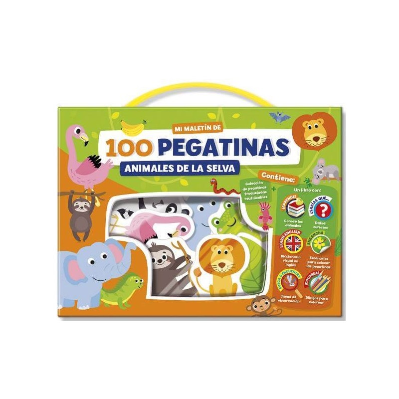 100 Pegatinas Animales Selva
