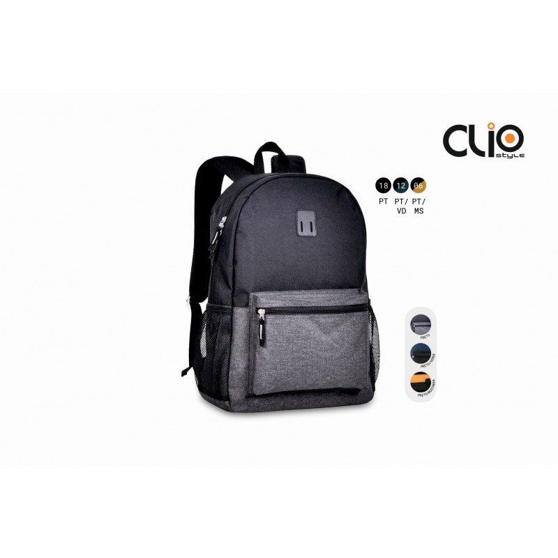 Mochila Clio Bolsillo 43X30X13 C/2 Cremalleras